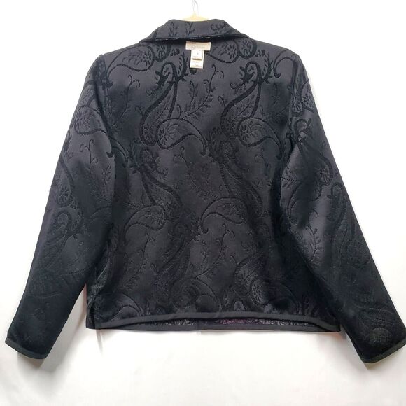 Christopher Banks Quilted‎ Jacket Reversible Black Light Weight Women Small 6 - Picture 11 of 14
